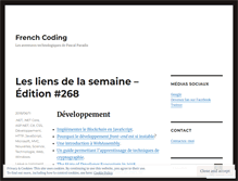 Tablet Screenshot of frenchcoding.com